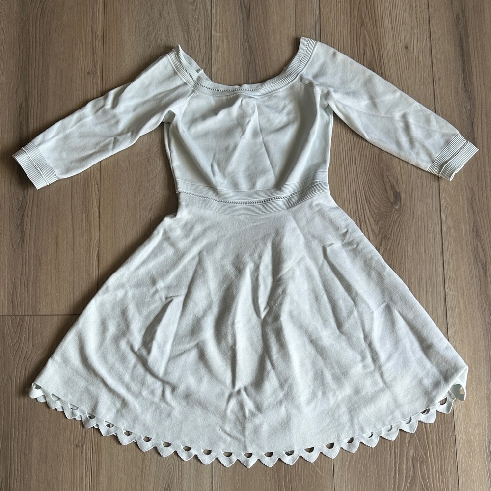 Bebe White Mini Dress